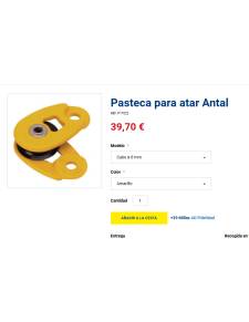 Antal Pasteca para atar Antal cabo 8mm