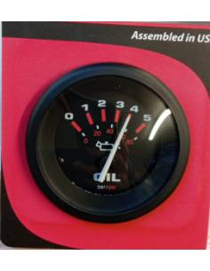 Veethree reloj presión aceite  Manómetros 0-80 psi negro