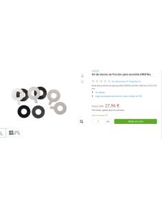 Goiot Friction Disk Kit pour trappe CRISTAL 2