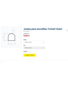 Juntas para escotillas 'Cristal' Goiot 2