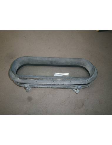 Bronze-chrome oval gate 440x130mm