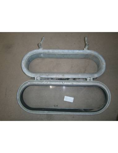 Bronze-chrome oval gate 440x130mm