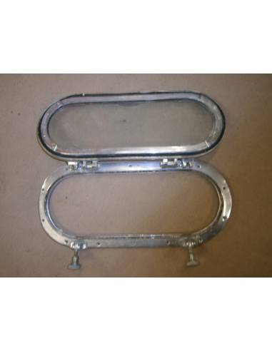 Oval geschnittenes Bronzengitter 55x21cm