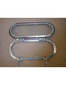 Oval geschnittenes Bronzengitter 55x21cm