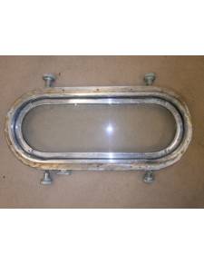 Oval geschnittenes Bronzengitter 55x21cm