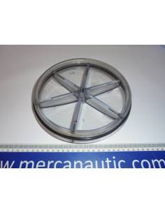 Tapa registro plastico transp. s/marco