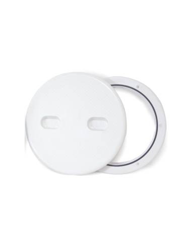 Inspection hatch diam 16.4 cm white