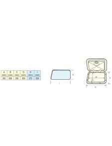 Portillo mid line 355x600mm blanco