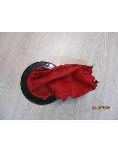 Tapa registro 175mm negra con bolsa