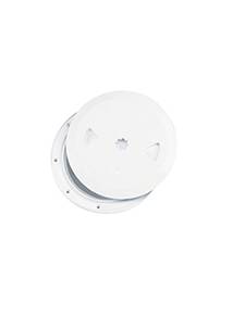 Registro rotondo bianco ø100 mm