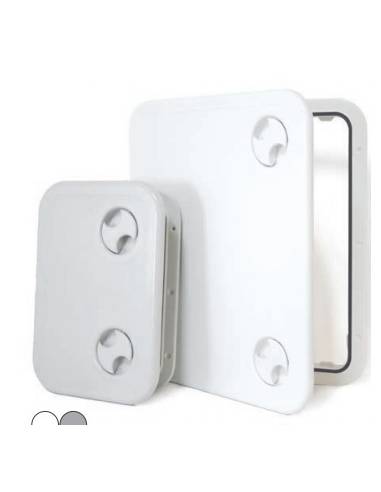 Tambucho de acceso industrial 276x376mm, gris