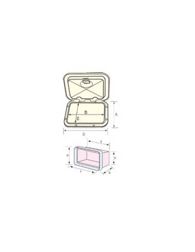 Register top 270x375mm + satin chest