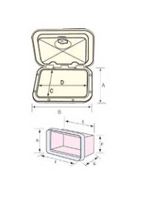 Register top 270x375mm + satin chest