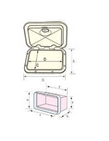 Registro top 270x375mm + cofre satinado