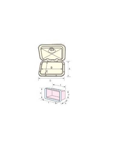 Register top 270x375mm + satin chest