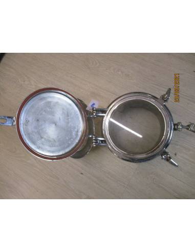 Ojo de buey practicable bronce cromado