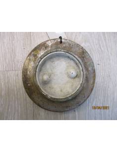 Tapa registro bronce 13 cm. diam.