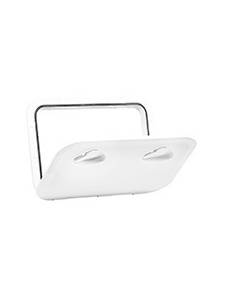 Tapa registro top 315X440mm SATINADO BLANCO, ISO12216