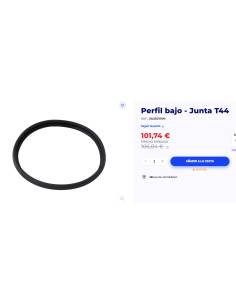 Lewmar junta escotilla Perfil bajo  T44 360869999 2