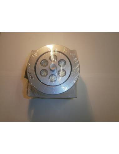 Plafon orientable redondo 6 leds c/int. outlet