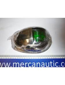 Feu de navigation inox vert sortie 18x12cm