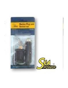 Base + enchufe mechero 12v pplug set
