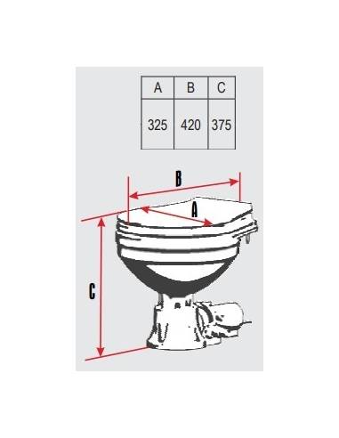 Elektrische Toilette, lt-oe, 24V+kompakte Tasse