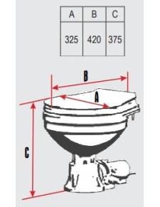 Elektrische Toilette, lt-oe, 24V+kompakte Tasse
