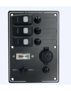 Watertight electrical panel circuit breakers