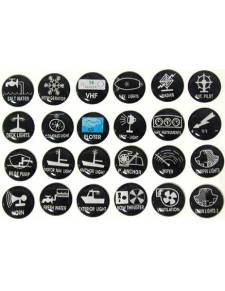 Étiquettes autocollantes pour panneaux (24p)