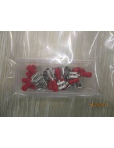 Connecteur multiple, rouge pour câble 0, 25-1, 5mm2 (20 pcs)
