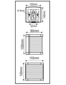 Bicolor navigation light -20m