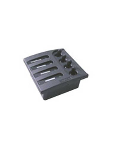 Panneau 4 interrupteurs lps-40x noir
