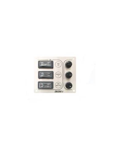 Control panel 'sp3 ultra'-3 switches, stainless...