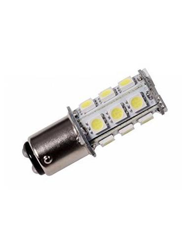 Ampoule led 12v t18 ba15d blanc froid