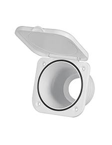 REGISTRO RUBINETTO BIANCO SATINATO