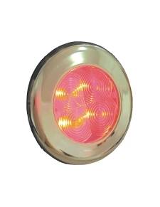 Lumière led en laiton plaqué plastique rouge