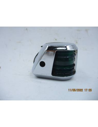 Feu de navigation FAROS 7 12m tribord chrome
