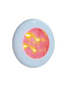 Lampada da interno/esterno LED tonda dorata 12V 4 ldi
