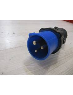 Toma 16A  2P+T 220v azul
