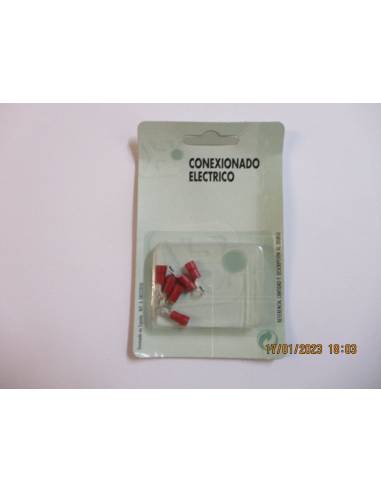 Blister 6 conectores redondos 0,5 a 1,5mm