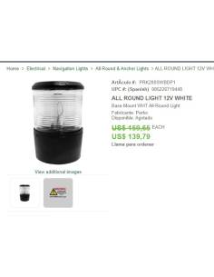 Luce limite di navigazione PERKO 12V all round 0200SWBDP1 2