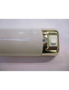 Plafon dorado PROLIGHT con interruptor 250x65mm