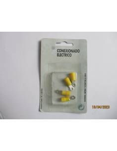 Male pluggable terminal 6.35mm section 1 to 2.5mm 4 units