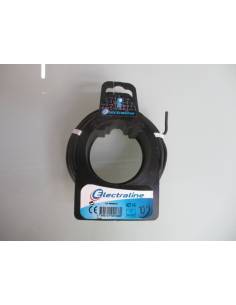 Black electric cable 2.5mm2/ 10 m