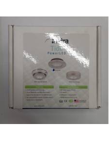 Imtra LED T155 PowerLED, 10-40 VCC, pulido SS blanco cálido, 4.7 W, IP65