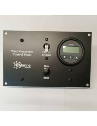 E marine control panel generator ammeter