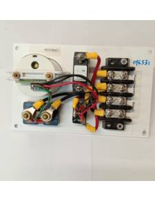 E marine control panel generator ammeter