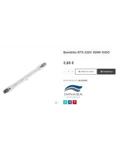Ampoule R7S 220V 300W Iodo 2