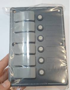 Blue Sea System Panel de interruptores Contura 12V DC...
